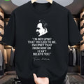 Men'S Retro Friedrich Nietzsche For Philosophy T-Shirt - I'M Not Angry That You Deceived Me Bold Quote Tee, Heavywe