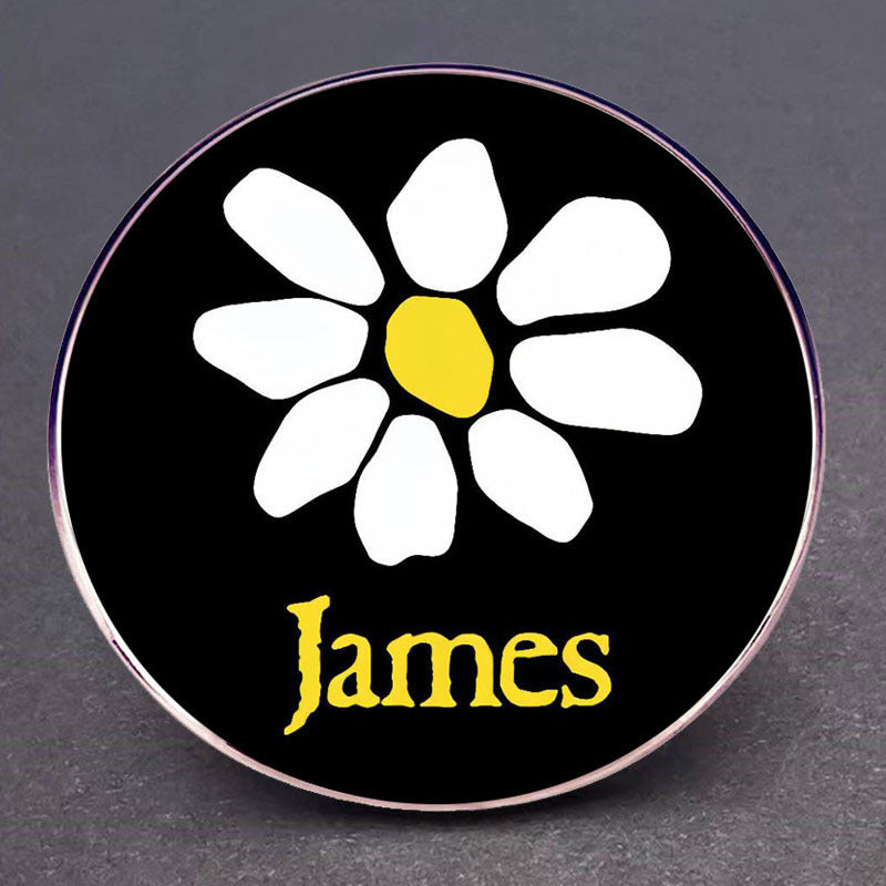 [James Rock Band Pin] James Rock Band Metal Alloy Pin Brooch Badge Accessory For Clothing