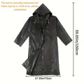 Durable Outdoor Long Rain Jacket, Easy-To-Use One-Piece Rain Gear, Ideal For Fishing, Biking, Hiking, And Trekking