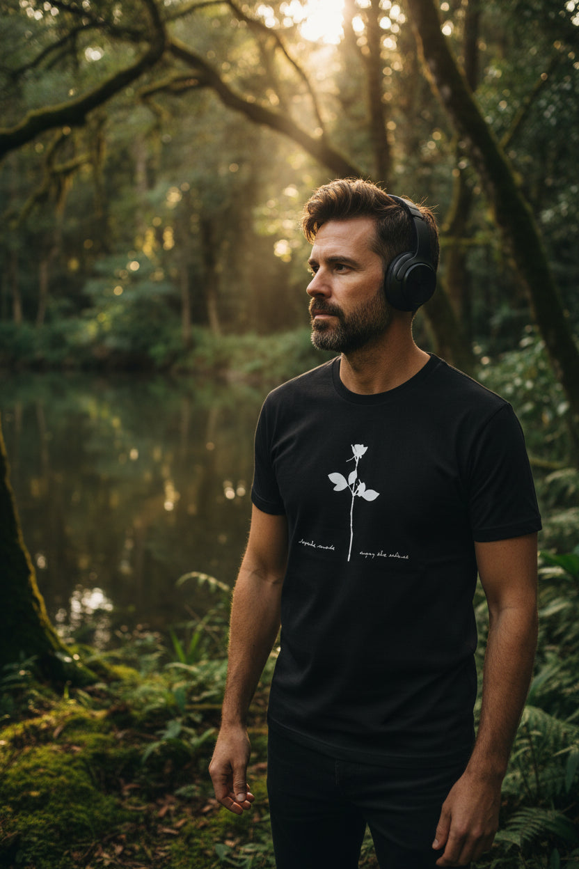 Deeche Mode Band Violator T-Shirt - Iconic Violator & Band Graphic, Casual Round Neck Tee, All-Season Fit Music Mer