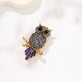 Animal Shaped Owl Aesthetic Brooch Fixed Clothing Suit Jacket Chest Flower Unisex Pin Buckle