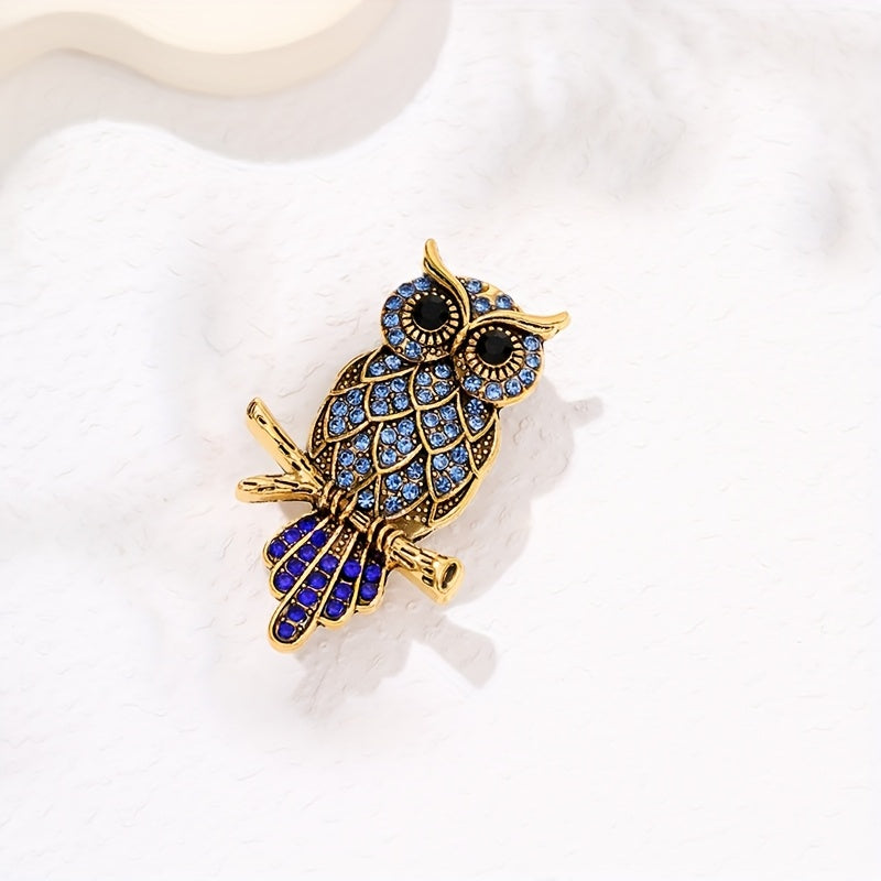 Animal Shaped Owl Aesthetic Brooch Fixed Clothing Suit Jacket Chest Flower Unisex Pin Buckle