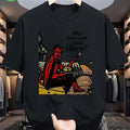 Men'S Funny ""Hey Have You Tried Cheese"" Slogan & Devil Character Punk Rock T-Shirt - Soft Casual Short Sleeve Rou