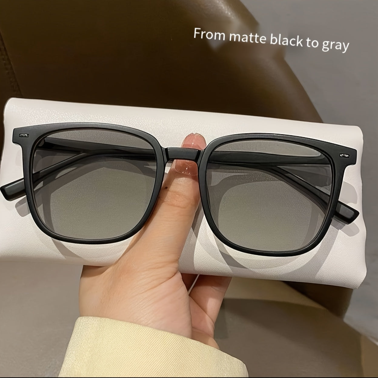 Smart Glasses. These Glasses Feature A Classic Matte Black Frame With A Simple And Elegant Design, Available In Two