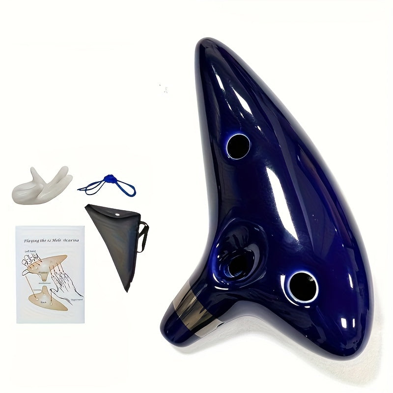 Ff Bonfires 12 Hole Ocarina Ceramic Ocarina Flute Music Instrument