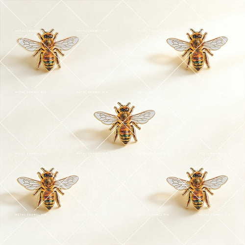 A Realistic Bee Enamel Badge, Hand-Painted Trendy Natural Style Brooch, Denim Bag Accessory, Lapel Pin Gift, Daily