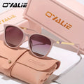 Oyalie Women'S Retro Cat Eye Glasses/Trendy Design With Love Embellished Metal Legs/Suitable For Daily Wear And Par