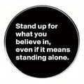 Stay True To Yourself Even When Alone Brooch Inspirational English Pin Badge Metal Alloy Badge