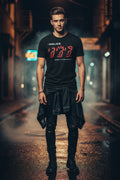 Men'S Police Graphic T-Shirt - ""The Police"" Graphic Print, Short Sleeve, Crew Neck, Breathable & Comfortable, Cas