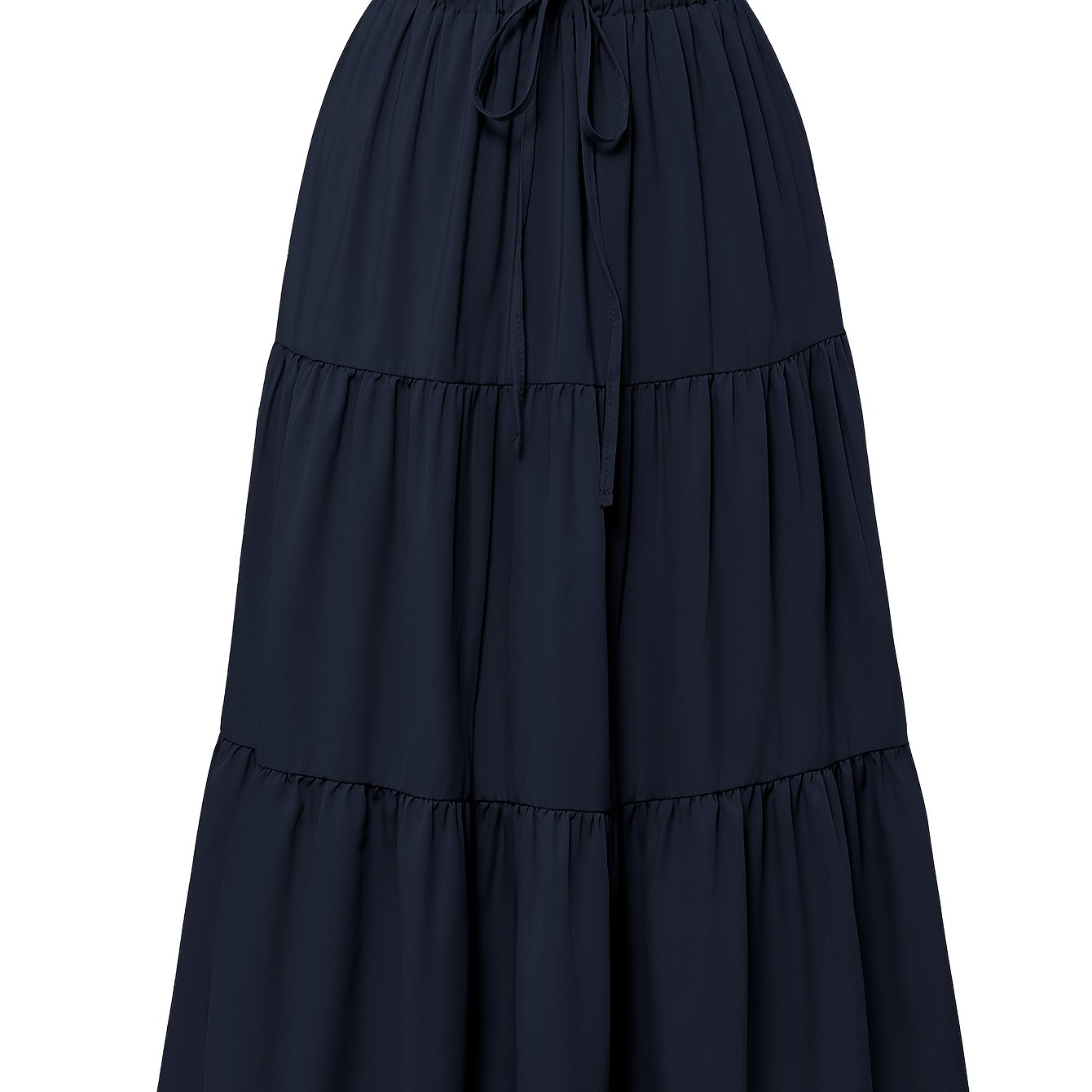 Maxi Skirt , Floral Summer Comfy Tiered Elastic High Waisted, A-Line Flowy Swing Long, Vacation