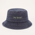 Oasis Live Forever Vintage Bucket Hat on plain background with L&A watermark