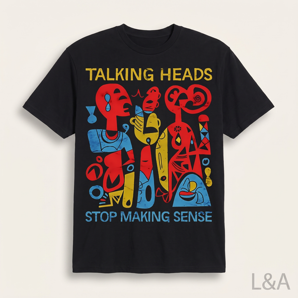 Summer Casual Graphic T-Shirt on plain background with L&A watermark