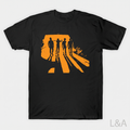 A Clockwork Orange Nadsat T-Shirt on plain background with L&A watermark