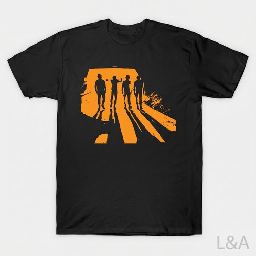 A Clockwork Orange Nadsat T-Shirt on plain background with L&A watermark