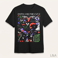 Death Cab for Cutie Album Art T-Shirt on plain background with L&A watermark