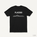 Placebo Graphic T-Shirt on plain background with L&A watermark