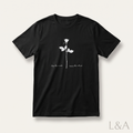 Depeche Mode Violator T-Shirt on plain background with L&A watermark
