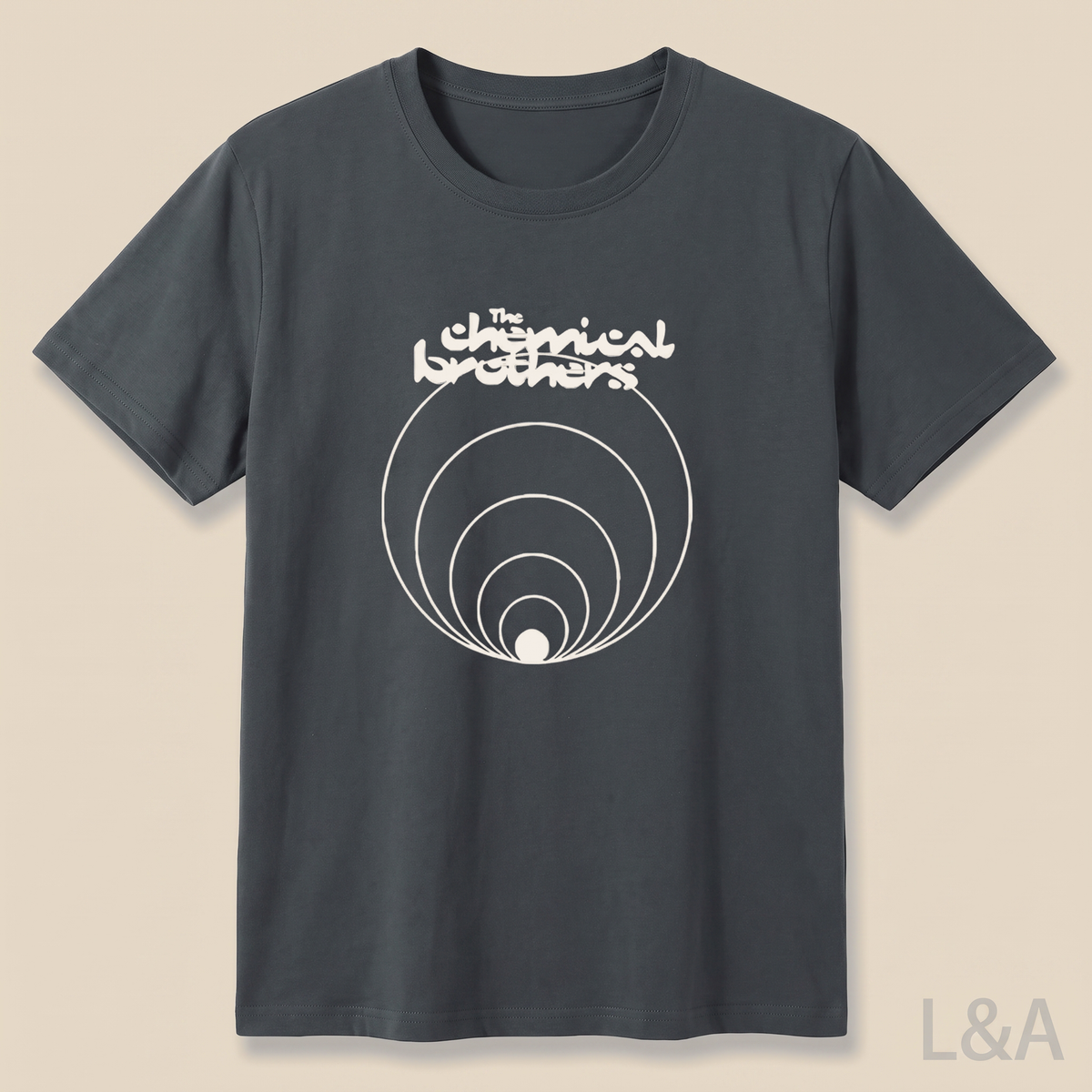 Men'S 100% Cotton Graphic Print T-Shirt - Chemical Brothers Design