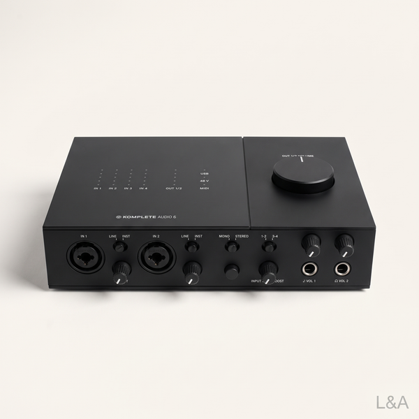 Native Instruments Komplete Audio 6, main view