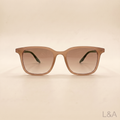 Vintage Punk Square Sunglasses - cream background