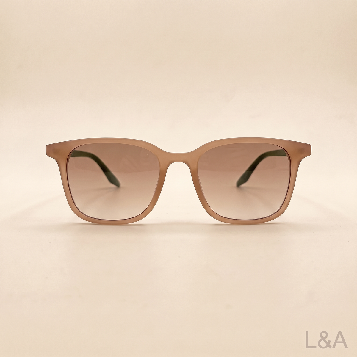 Vintage Punk Square Sunglasses - cream background