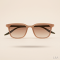 Retro American Square Sunglasses - cream background