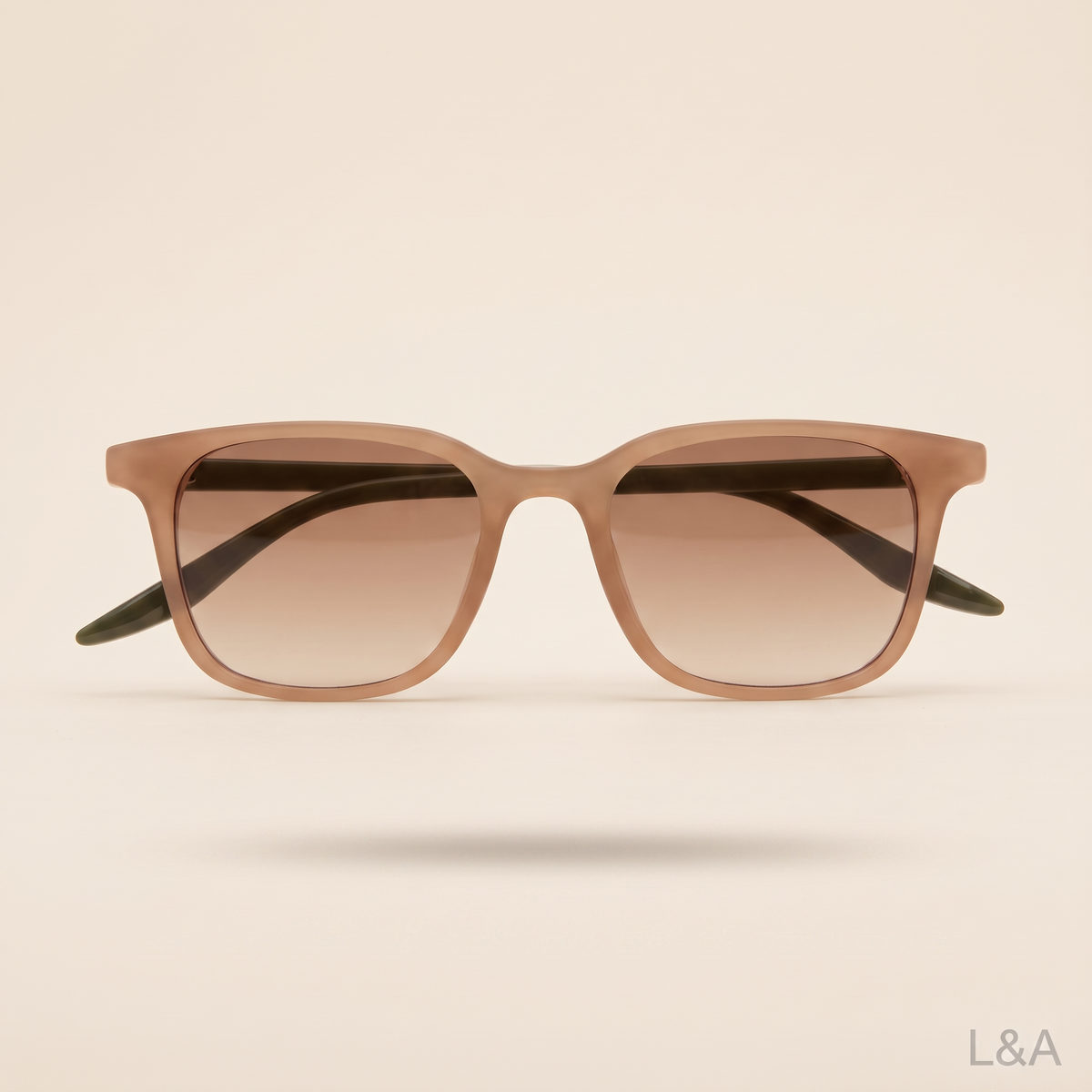Retro American Square Sunglasses - cream background