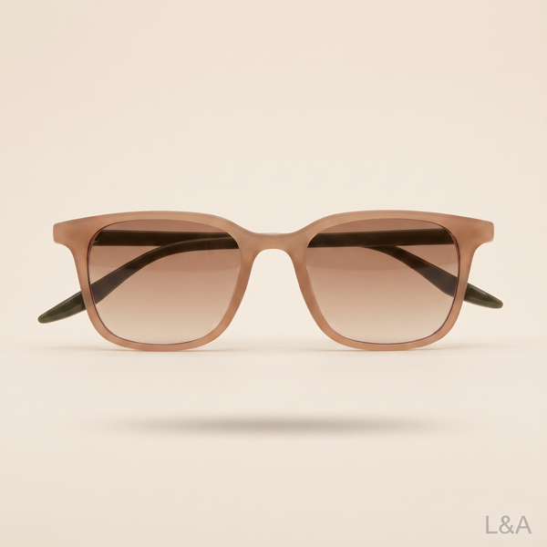 Retro American Square Sunglasses - cream background