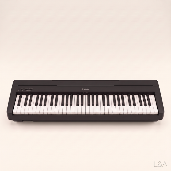 Yamaha P45B digital piano, clean studio background