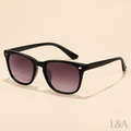 Vintage Punk Square Sunglasses — Amber