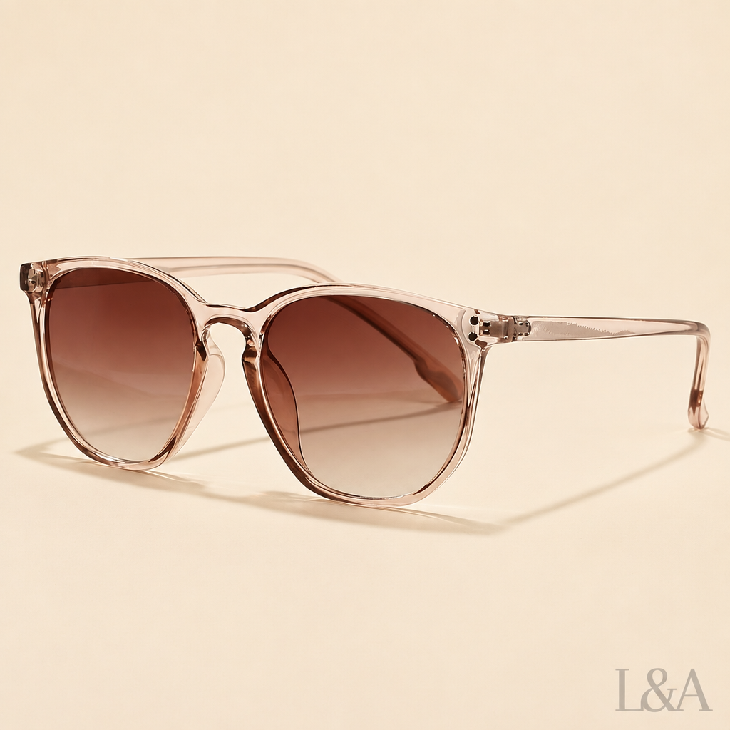 Gradient Retro Round Sunglasses