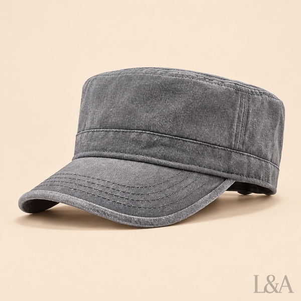 Vintage Washed Flat-Top Baseball Cap