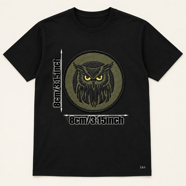Owl Patch Print Tee