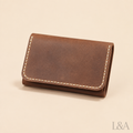 Vintage Business Card Holder Wallet