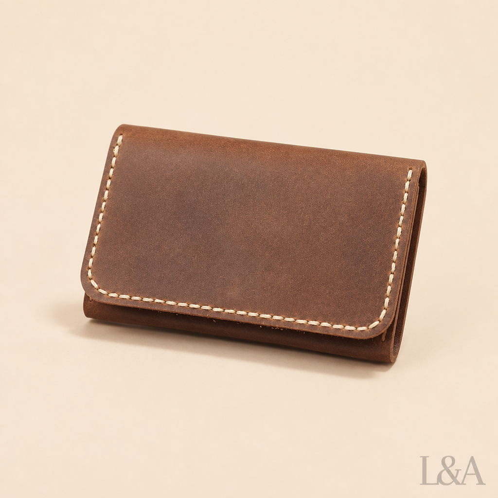 Vintage Business Card Holder Wallet