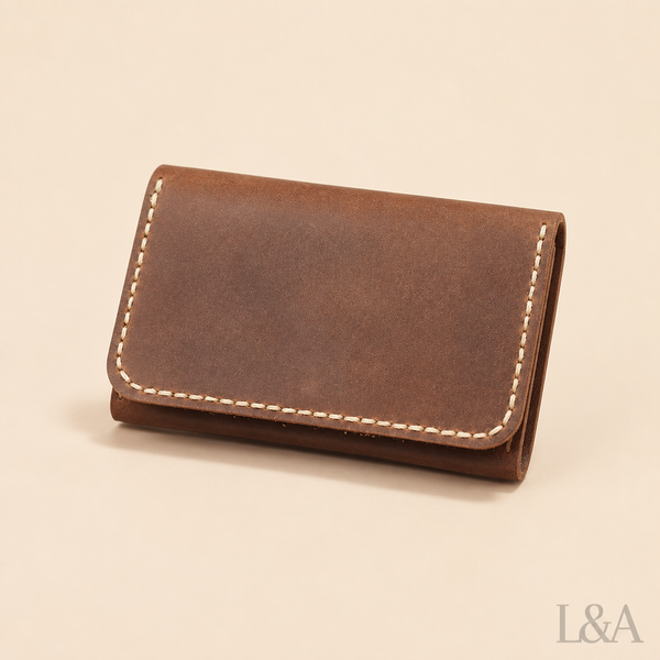 Vintage Business Card Holder Wallet