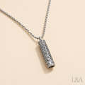 Vintage Mantra Pendant Necklace
