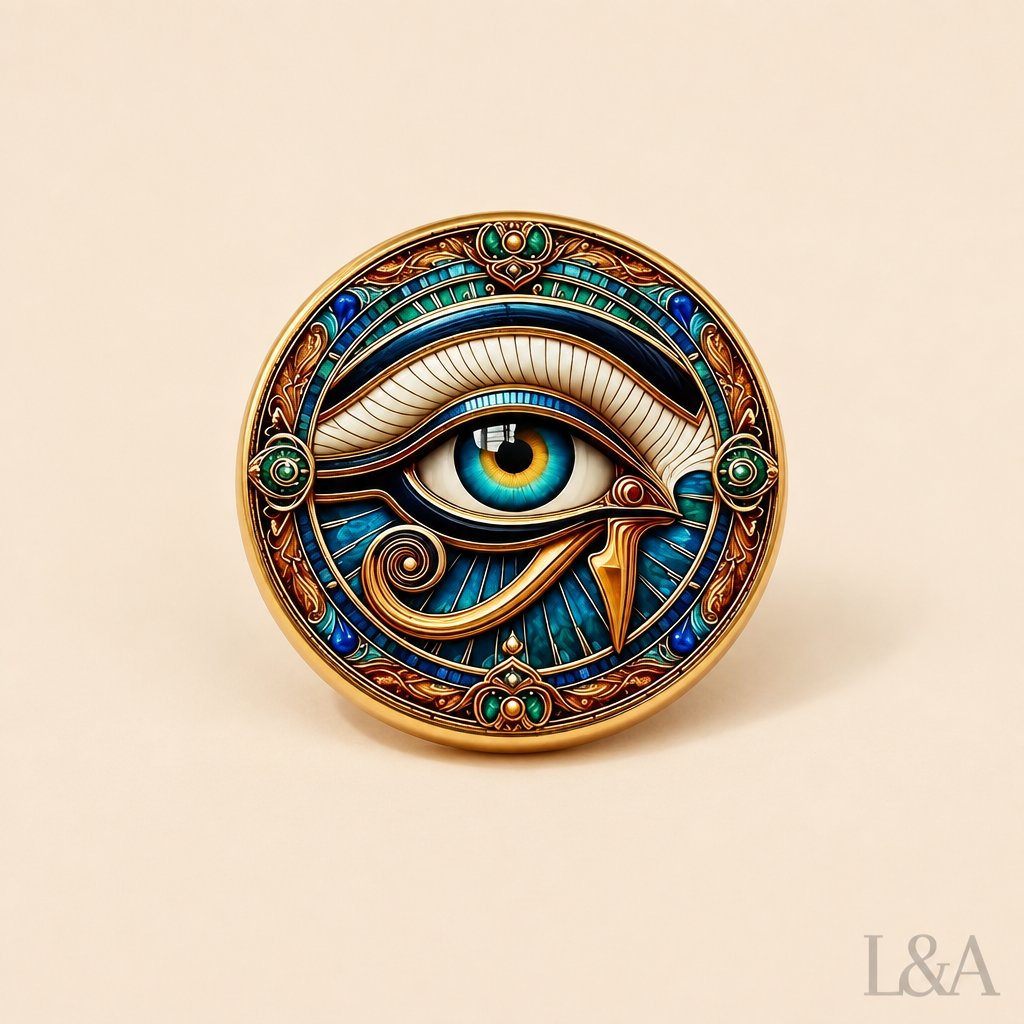 Devil's Eye Brooch Pin