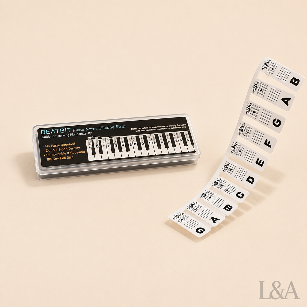 Piano Note Learning Labels