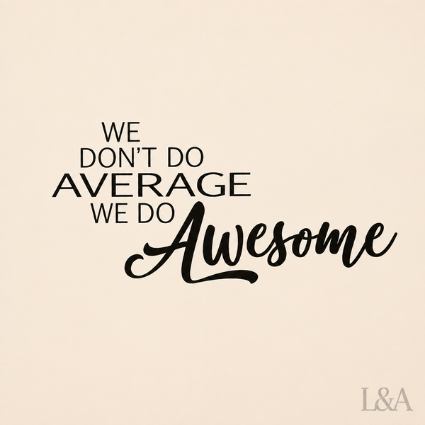 Inspirational Quote Wall Decal