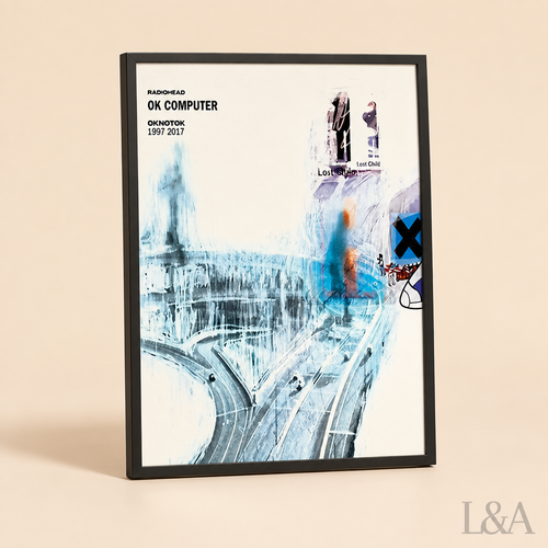 OK Computer Album Art Canvas Poster