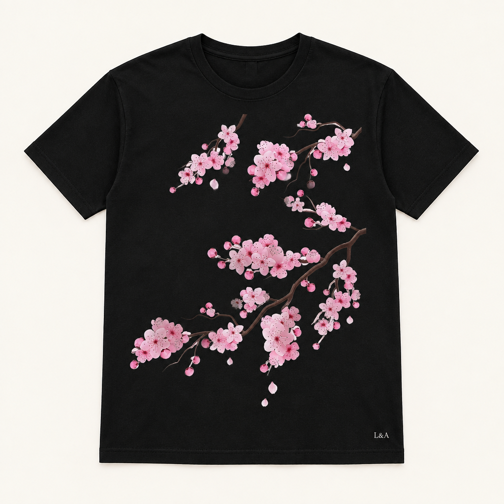 Cherry Blossom Print Tee