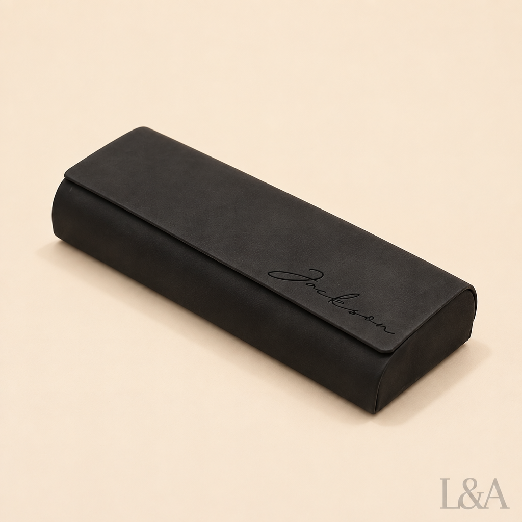Matching protective glasses case