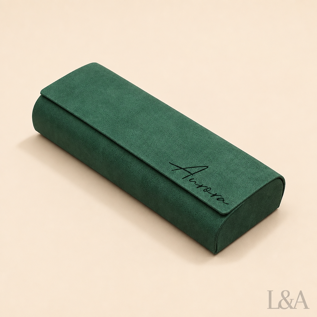 Matching protective glasses case