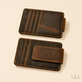 Leather Travel Slim Wallet